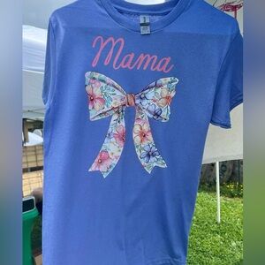 Mama bow tshirt